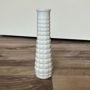 Milk glass vase